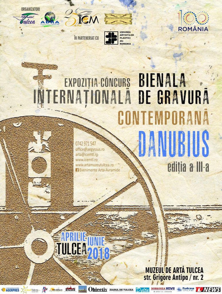 Bienala Internațională de Gravură Contemporană ”Danubius”, ediția a III-a, Tulcea, aprilie-iunie 2018.