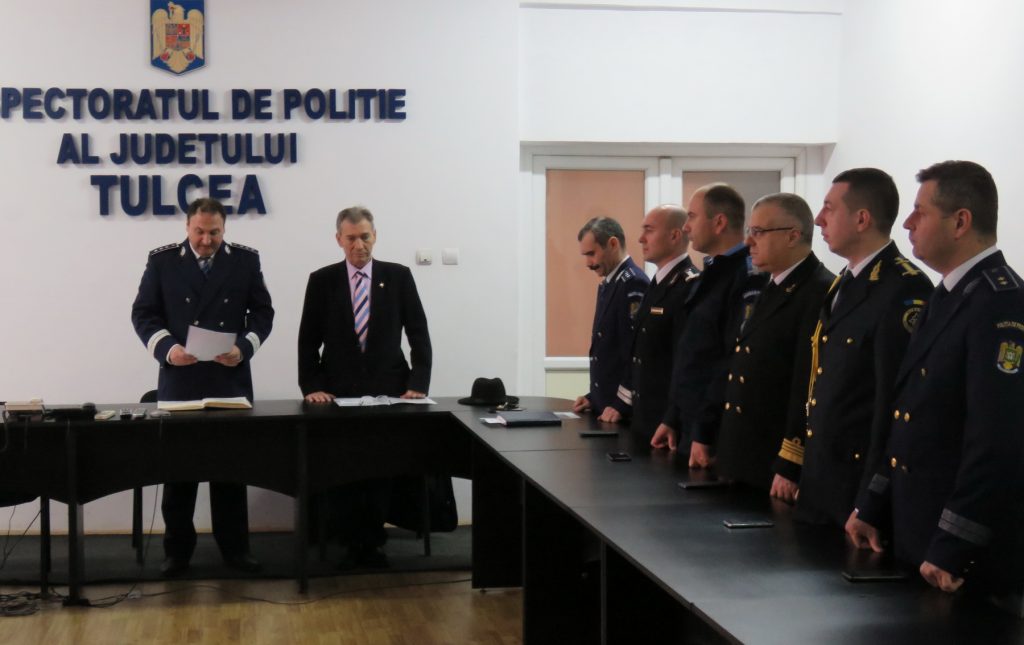 Ziua Poliției Române, sărbătorită la IPJ Tulcea cu înaintări în grad