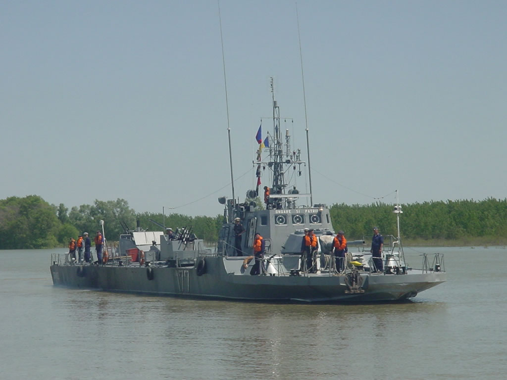 Aplicaţie de amploare a marinei militare, pe Dunăre