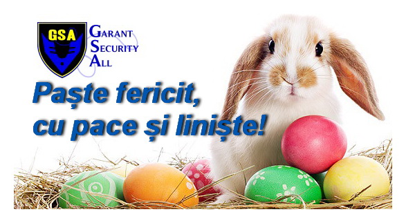 Garant Security All vă urează Paște fericit!