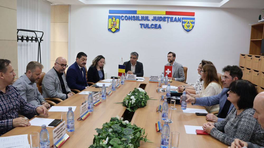 Delegație a Biroului de Cooperare Elvețiană din cadrul Ambasadei Elveției în România, în vizită de lucru la Tulcea